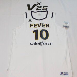 NEW Men's Indiana Fever Lexie Hull White Home Jersey Size Large